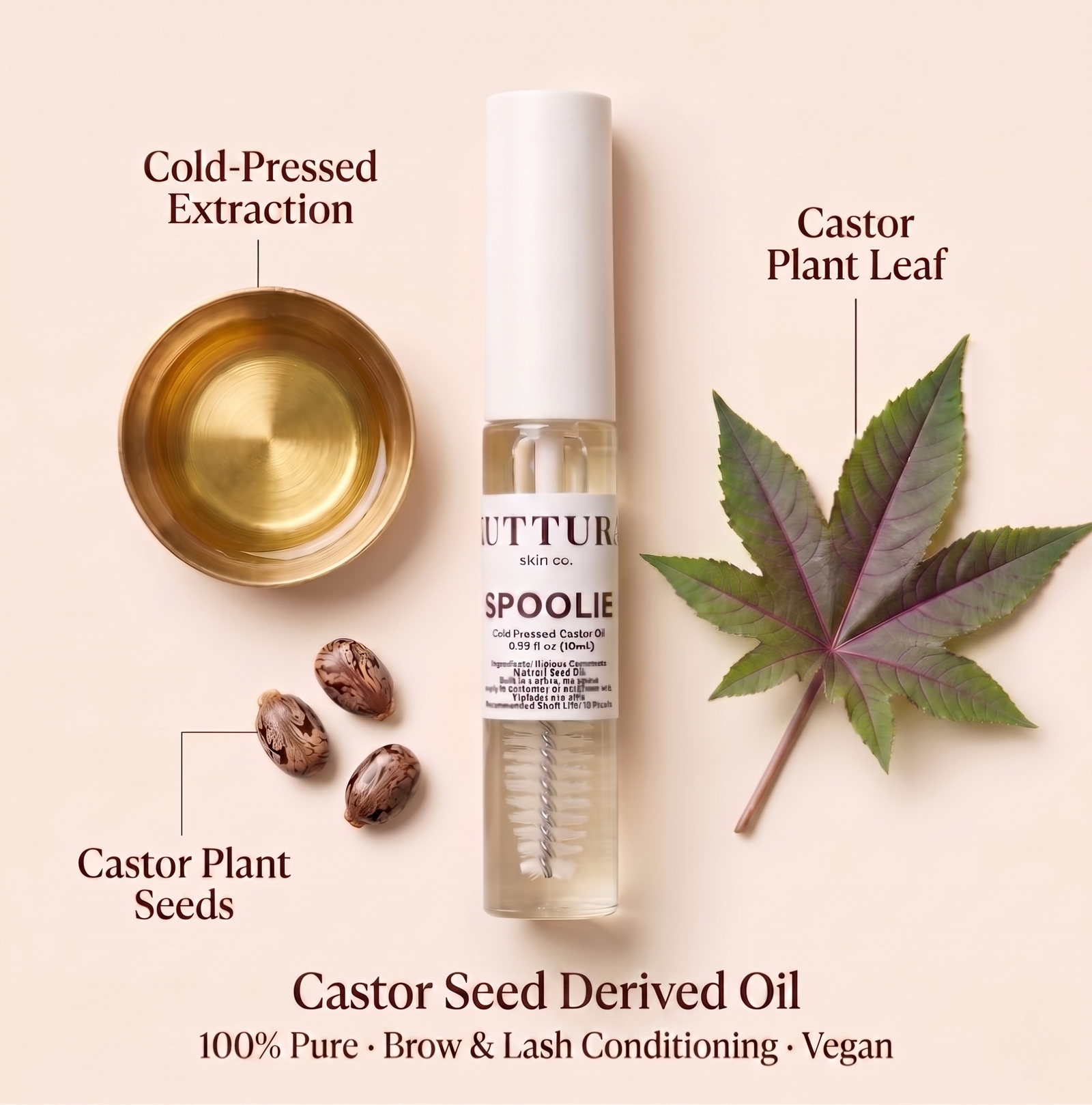 kuttura castor oil spoolie 0.33 fl oz kuttura castor oil spoolie 0.33 fl oz